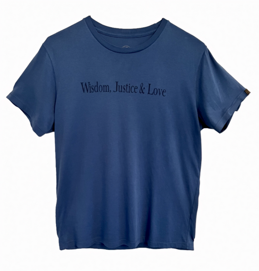Wisdom Justice & Love  Supima Cotton Tee